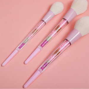 DM Customized Private Label 8pcs Makeup Brush Set Vegan Synthetic Hair Plastic Handle Beauty Cosmetic Brush Makeup Tool