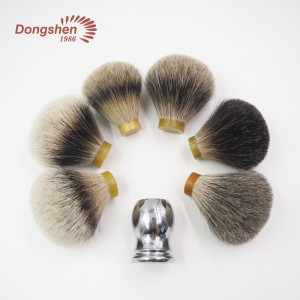 Dongshen wholesale natural badger hair shaving brush knots