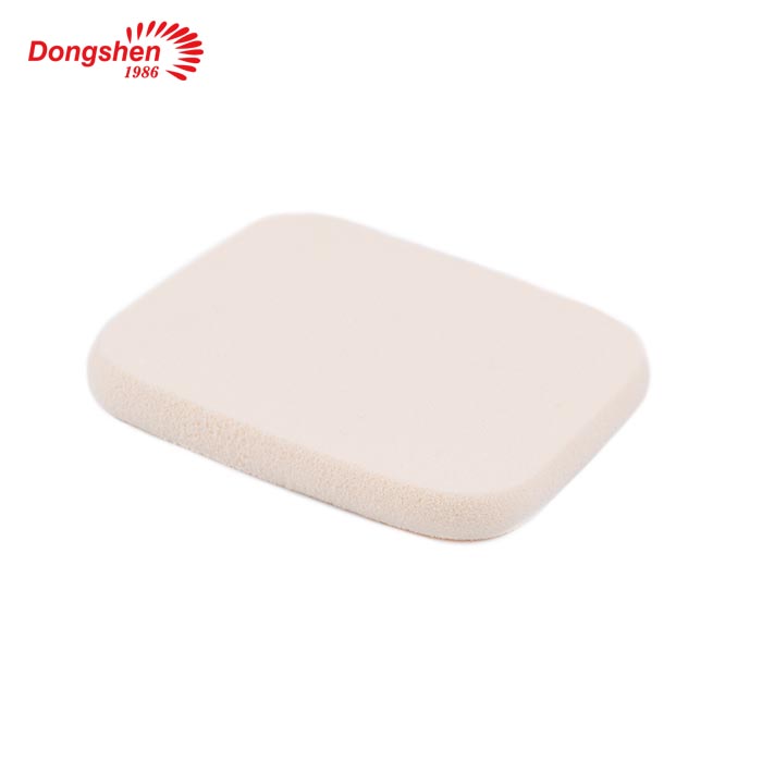 Eco-friendly high quality square rounded professional makeup sponge powder puff