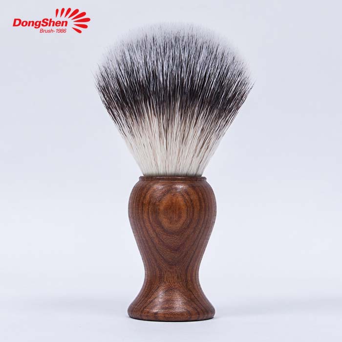 High quality soft and comfortable vegan synthetic hair shaving brush (1)