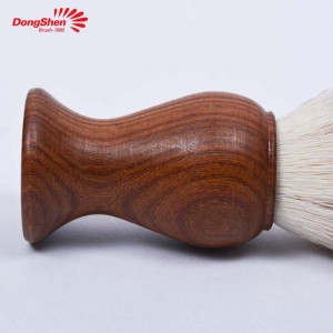 One of Hottest for China Handle Hair Brush Paddle Wave Beard Brush Curved Round Shape Long Wood Bristle Shaving Brush