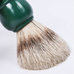 Luksuzna muška četka za brijanje sa zelenom plastičnom drškom od dlaka vepra