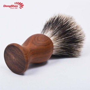Luxury natural badger hair wooden handle men’s shaving brush
