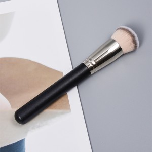 Dongshen angle makeup brush manufacture wholesale custom logo cruelty free synthetic hair angle foundation brush