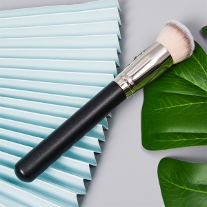 Dongshen angle makeup brush manufacture wholesale custom logo cruelty free synthetic hair angle foundation brush