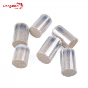 Dongshen χονδρικής υψηλής ποιότητας προσαρμοσμένου μεγέθους διαφορετικού βαθμού χαλαρά μαλλιά ασβού για βούρτσα ξυρίσματος