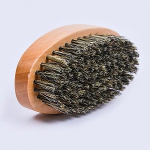 برس ریش مردانه دسته چوبی با کیفیت بالا موی گراز خالص دونگ شن برای مراقبت از ریش صورت