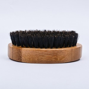 Dongshen ylellinen miesten partaharjasarja puhdas villisian harjakset partaharja korkealaatuinen puinen partakampa ruostumaton teräs partasakset