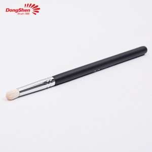 Dongshen četkica za šminku veleprodaja jednostruka super mekana bijela kozja dlaka crna drvena drška kist za miješanje očiju kozmetički alat za ljepotu
