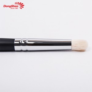 Pincel de maquiagem Dongshen atacado único super macio cabelo de cabra branco cabo de madeira preta pincel de mistura de olhos ferramenta de beleza cosmética