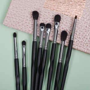Dongshen brush makeup factory wholesale high quality natural goat hair precision eye makeup pencil brush set