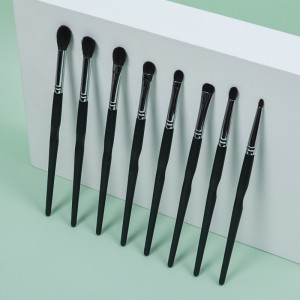 Dongshen brush makeup factory wholesale high quality natural goat hair precision eye makeup pencil brush set