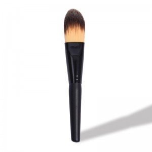 Excellent quality Brush Set Goat Hair - Dongshen private label foundation brush manufacture high quality fiber synthetic hair flat foundation makeup brush – Dongmei