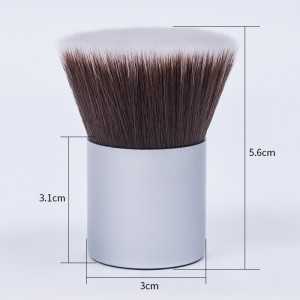 Dongshen Flat Top Kabuki Brush Factory Super padat rambut sintetik vegan label peribadi berus asas cecair
