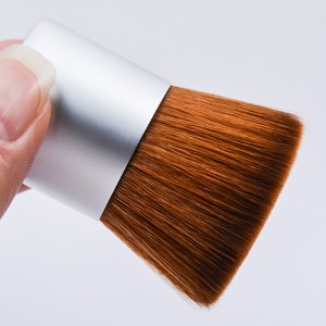 Dongshen litteä yläosa kubuki-harja valmistaja cruelty-free vegaaninen synteettinen hiusten nestemäinen meikkiharja