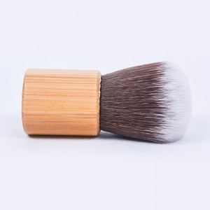 Dongshen Kabuki Face Brush Foundation Brush Powder Mineral Foundation Blending Blush Жылтыратуучу Макияж щеткасы