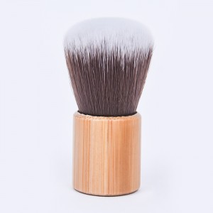 Dongshen Kabuki Face Brush Foundation Brush para polvo Mineral Foundation Blending Blush Buffing Makeup Brush