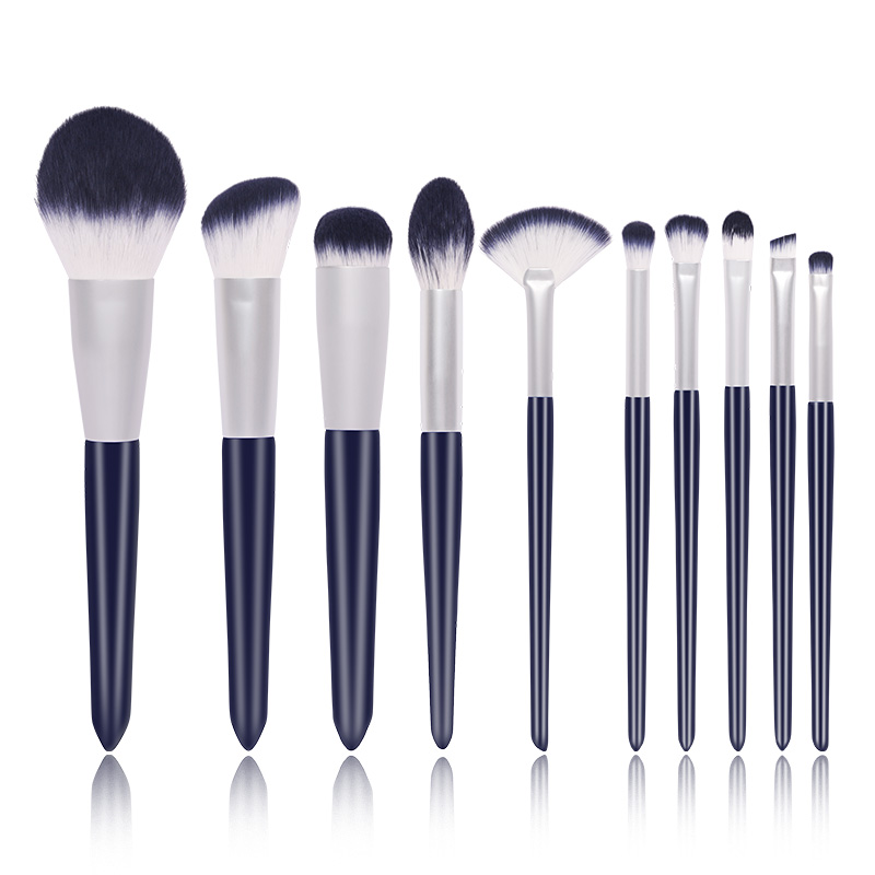Dongshen brush makeup set wholesale high quality synthetic hair vegan travel makeup brush set