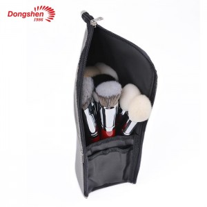 Makeup Brush Holder Organizer Bag Professional Artist Brushes Travel Bag Stand-up Makeup Cup Waterproof Dust-proof Brush Storage Pouch Case