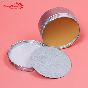 Dongshen Cosmetic Brush Cleaner Private Label Esponja de Maquiagem Vegana Pincel de Maquiagem Sabonete de Limpeza Sólido