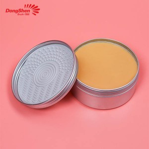 Dongshen Kosmétik Sikat Cleaner wasta Label Vegan Makeup Spons Makeup Sikat Solid Cleansing Sabun