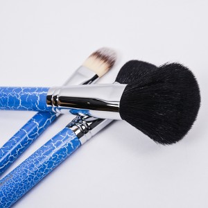 Ensemble de pinceaux de maquillage vlue OEM ensemble de pinceaux cosmétiques de pinceau de maquillage de logo personnalisé professionnel