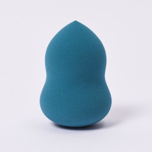 Dongshen මේකප් ස්පොන්ජ් උසස් තත්ත්වයේ PU elastic soft gourd shape custom logo beauty cosmetic sponge blender