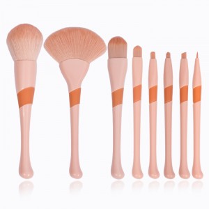 Dongshen brush makeup set wholesale pink cute vegan synthetic hair makeup brush lady beauty makeup tool