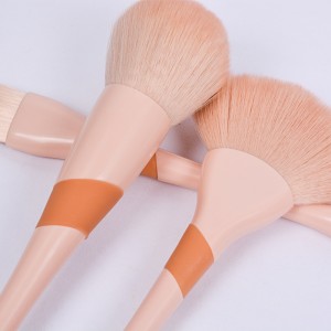 Dongshen brush makeup set wholesale pink cute vegan synthetic hair makeup brush lady beauty tool