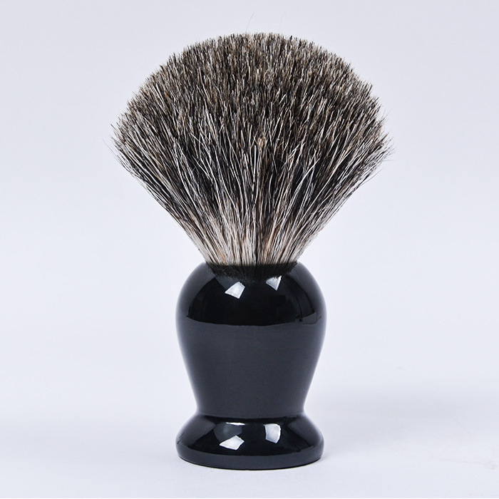 Dongshen シェービングツールプロの手作り緩い純粋なアナグマの毛無垢材ハンドル理容室メンズシェービングブラシ