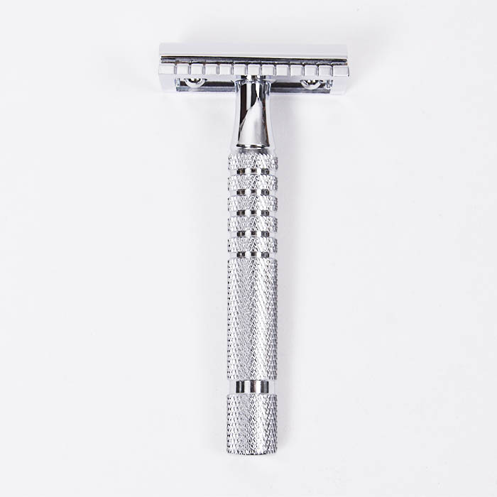 Dongshen private label wholesale durable brass double edge long handle men’s shaving safety razor