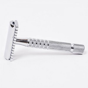 Dongshen private label wholesale durable brass double edge long handle men’s shaving safety razor
