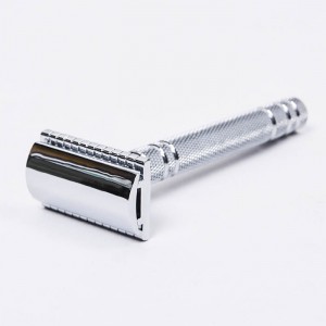 Dongshen engros barbermaskine til mænd miljøvenlig holdbar messing klassisk vådbarbering sikkerhedsskraber