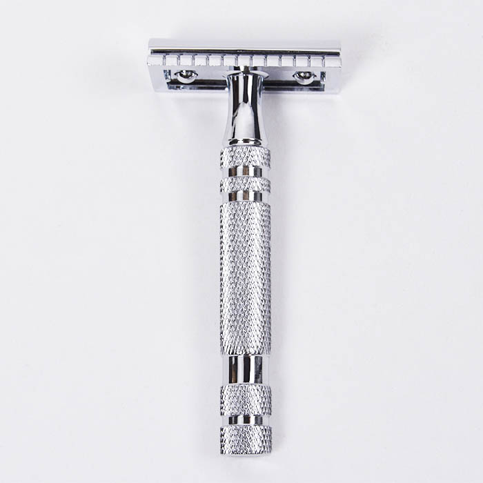 Dongshen wholesale eco-friendly custom durable brass metal double edge pattern handle men’s shaving safety razor