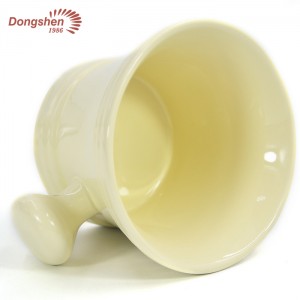 Dongshen Private Label Luxury Ivory Keramisk Raktvålskål