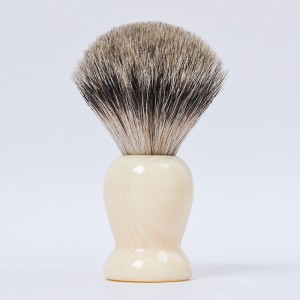 Dongshen environmentally friendly resin handle custom logo high-end super badger hair men’s daily wet shaving brush