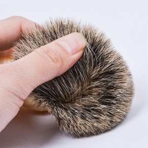 Dongshen environmentally friendly resin handle custom logo high-end super badger hair men’s daily wet shaving brush