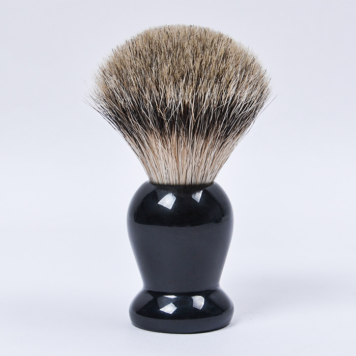 Dongshen brush wholesale custom size logo black wooden handle super badger hair barber men’s shaving brushes