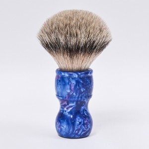 Dongshen brush high quality natural super badger hair resin handle private label facial shaving brush