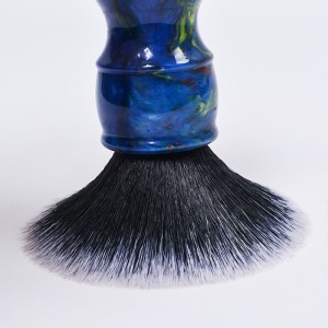 Ang Dongshen luxury premium cruelty-free fiber synthetic hair resin gunitanan custom logo facial wet shaving brush