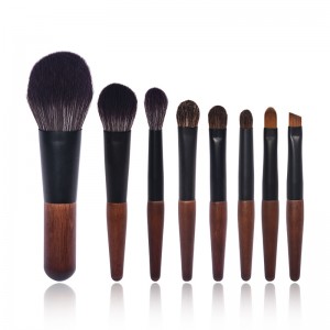 OEM manufacturer Makeup Brush Set Custom - Dongshen brush makeup manufacture wholesale vegan synthetic travel makeup brush set with bag – Dongmei