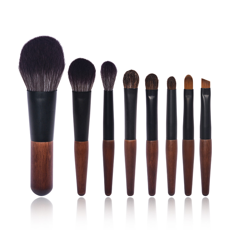 Original Factory Foundation Makeup Brush - Dongshen brush makeup manufacture wholesale vegan synthetic travel makeup brush set with bag – Dongmei