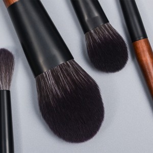 Dongshen brush makeup manufacture wholesale vegan synthetic travel makeup brush set with bag