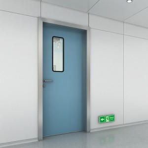 Manuaalne käänduks haiglarakenduseks ühekordne Avatud kvaliteetsed alumiiniumsulamist plaadiga käsitsi pööratavad uksed 10-aastase garantiiga