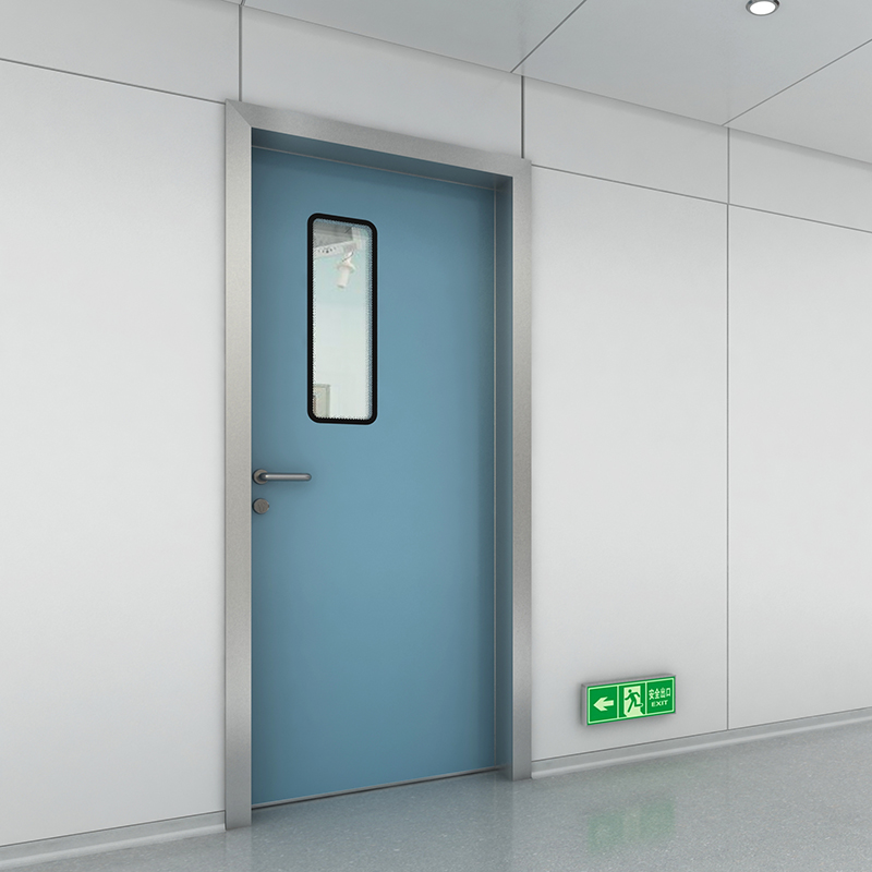 Manual Swing Door For Hospital Application single Open high quality manual swing doors with aluminum alloy plate for 10years warranty Featured Image
