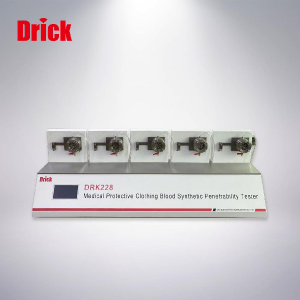 DRK228 医療用防護服 血液合成浸透性検査器 取扱説明書
