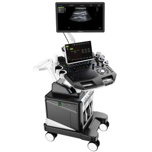 Macchina per ultrasuoni veterinaria con carrello moderno