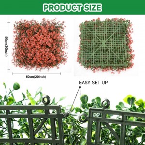 Uv Greenery Backdrop Wall Faux Eucalyptus Hedge Landscaping Artificial Boxwood Hedge wall of plants