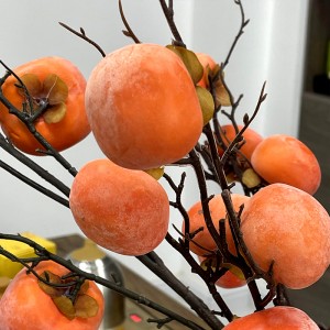 סימולציית פרי מלאכותי אפרסמון סניף סימולציה תפוז אפרסמון מלאכותי לעיצוב הבית