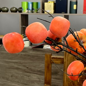 Simulácia umelého ovocia tomel vetva Simulácia pomarančový umelý tomel pre domáce dekorácie